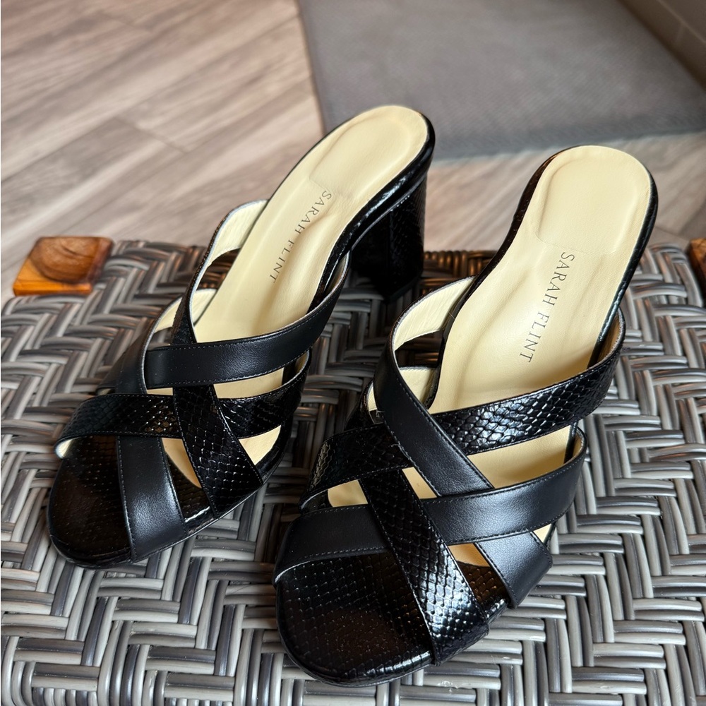 New in box! Sarah Flint Perfect Crisscross Sandal 70 size 37 (women’s 7)